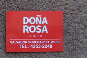 Do&ntilde;a Rosa. Pastas