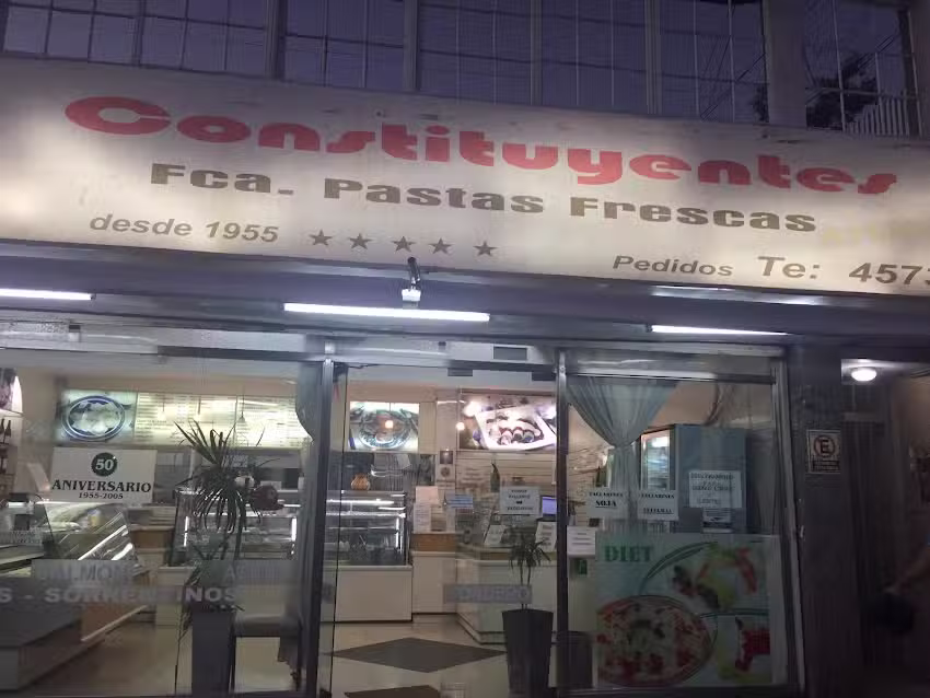 F&aacute;brica de pastas &ndash; Constituyentes